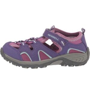 Merrell Hydro H20 Kids Size 2M Leather Hiker Sandals Purple Waterproof Shoes